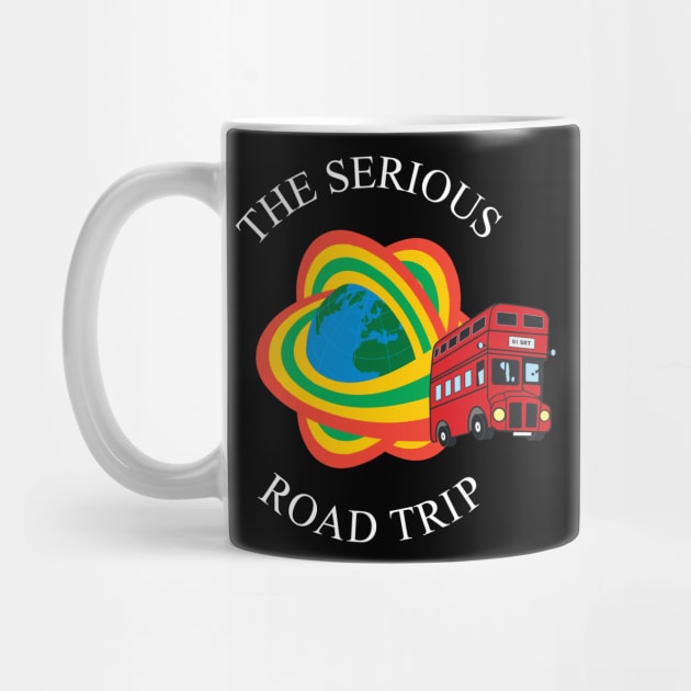 The Serious Road Trip Rainbow London Bus Logo by phoxydesign